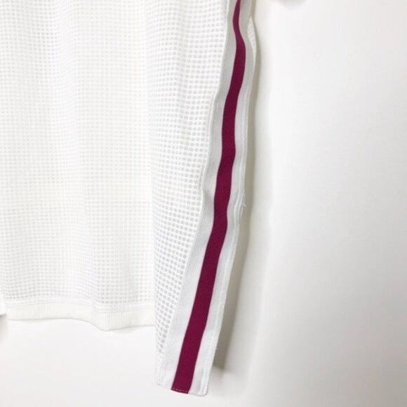 KORAL Trade Mesh High/Low White Top - Picture 7 of 7